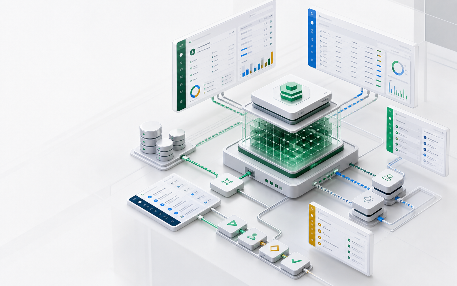 ObjectOS connectant données métier, applications et agents AI